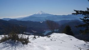 大菩薩からの富士山
